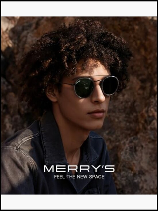 Retro Round Polarized Sunglasses Metal Frame Unisex Double Bridge main image 6